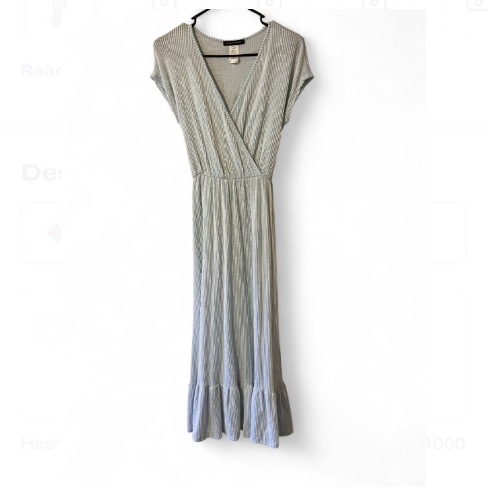 Caution‎ To The Wind blue Maxi Dress